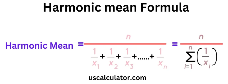 us calculator Harmonic Mean Calculator
